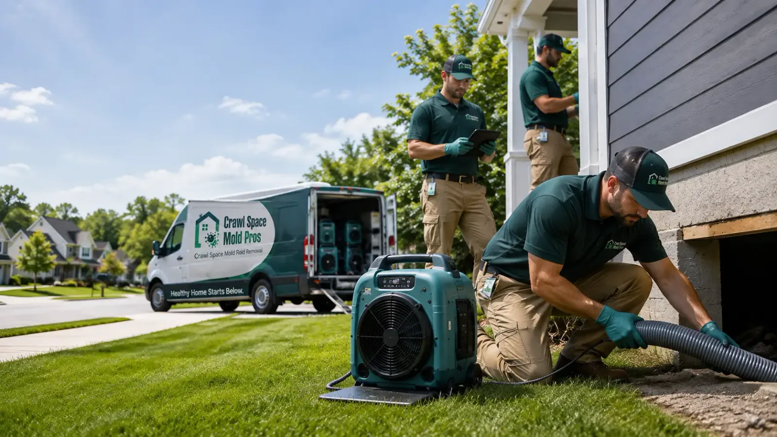 Crawl Space Mold Removal in Colton, OR